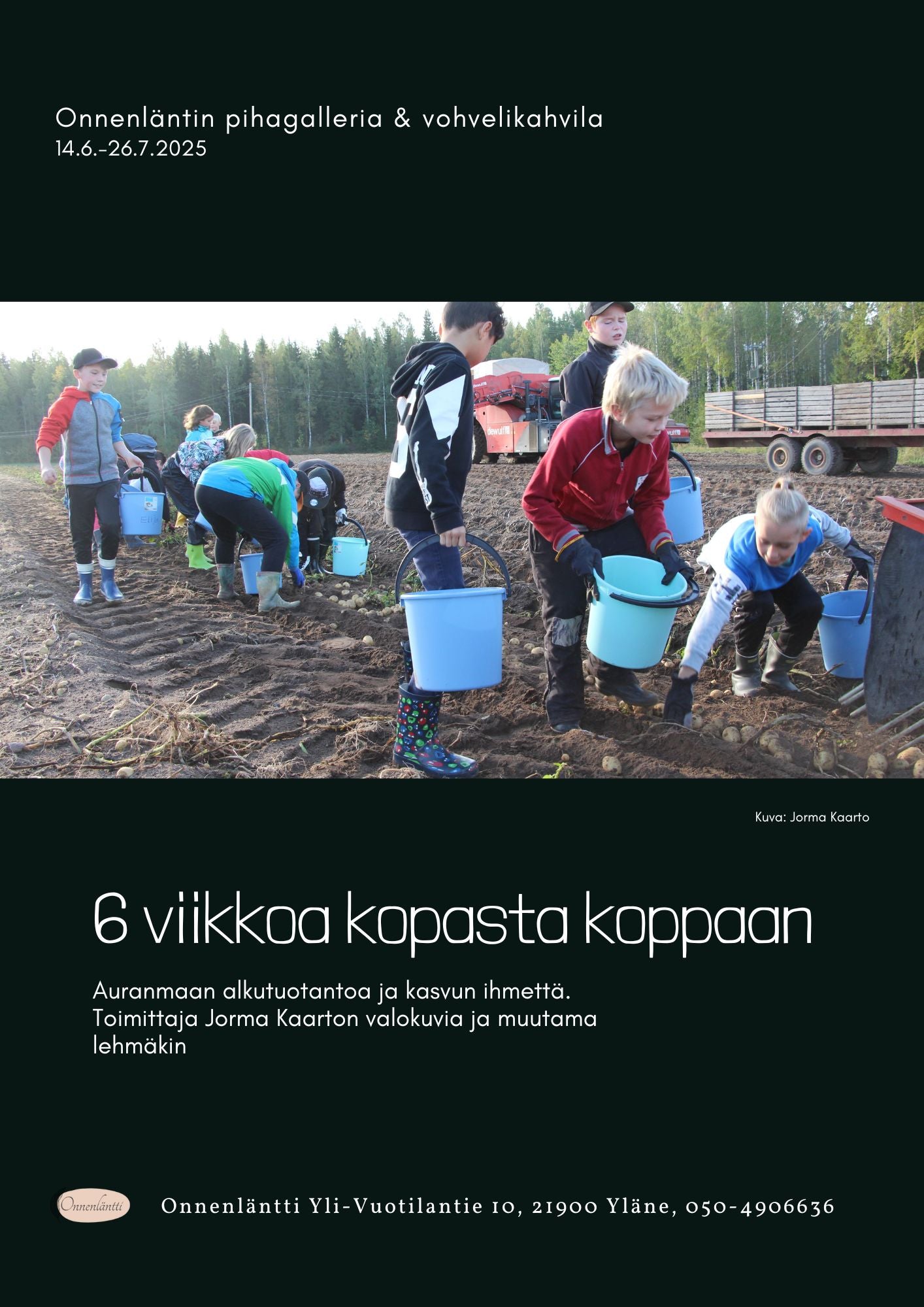 Kopasta koppaan valokuvanäyttely 14.6.-26.7.  Onnenläntin pihagalleriassa Yli-Vuotilantie 10, 21900 Yläne