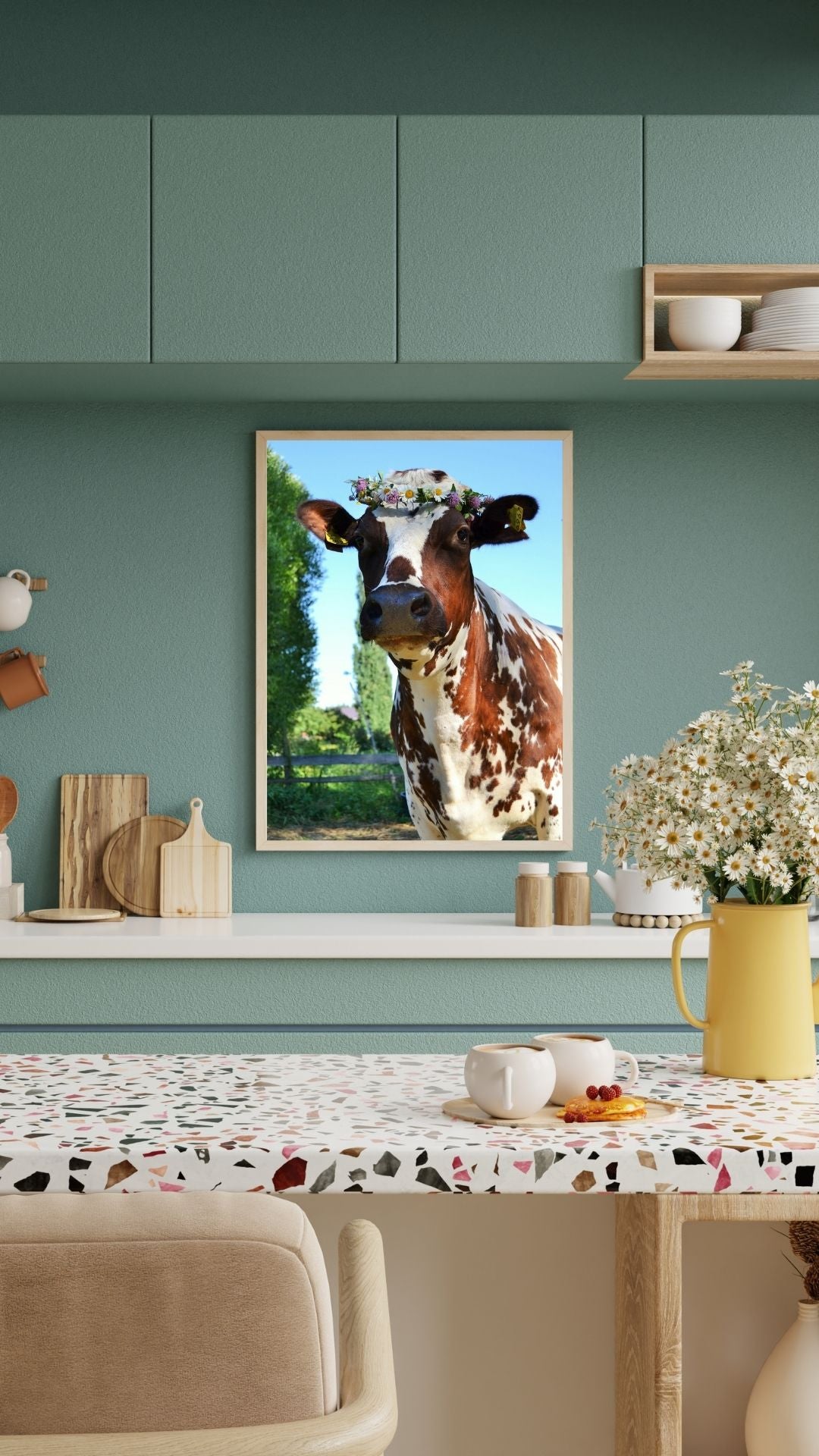 Onnenhetki, lehmäjuliste