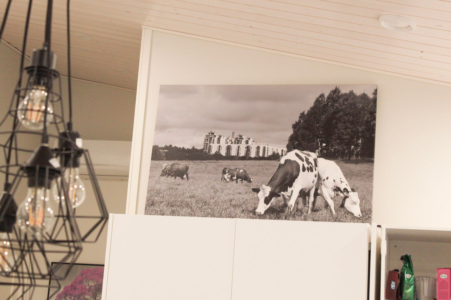 Rinnakkaiseloa, canvastaulu