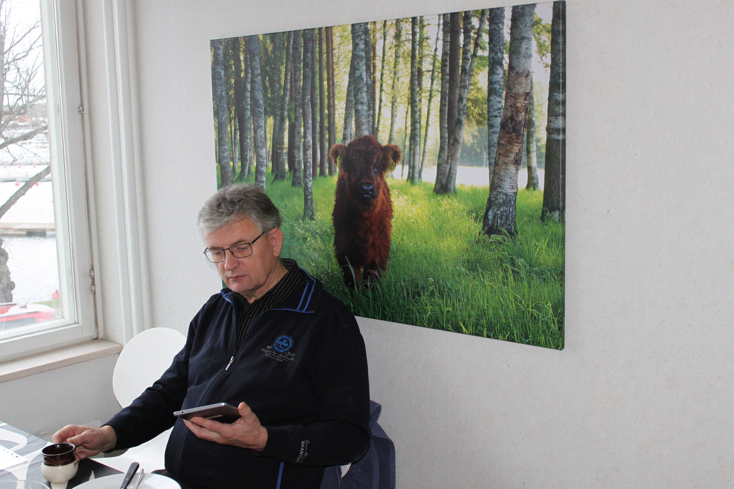 Minä olen, canvastaulu.